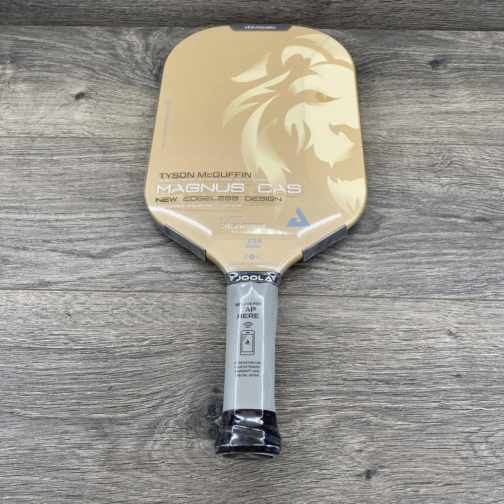 Joola Magnus CAS Pickleball Paddle Tyson McGuffin 14mm USA Pro Gold New Edgeless